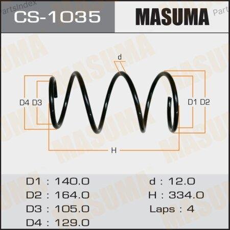 MASUMA Пружина Подвески CS1035 купить,NaN