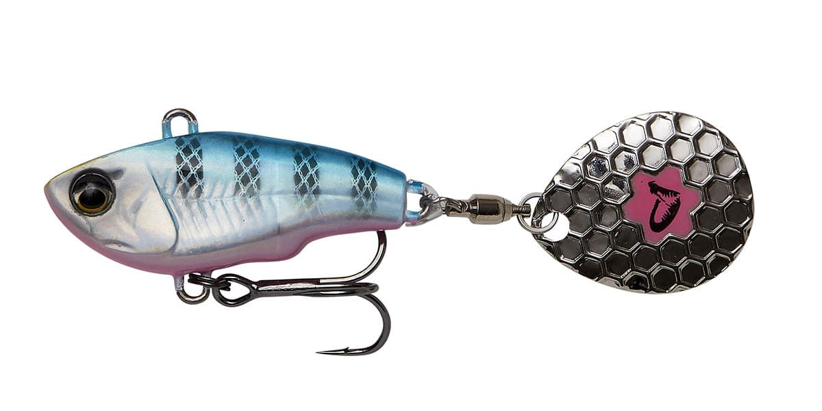 Воблер Savage Gear Fat Tail Spin 65мм 16гр Blue Silver Pink купить,NaN