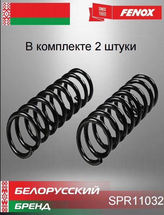 FENOX пружина передней подвески SPR11032 купить,NaN