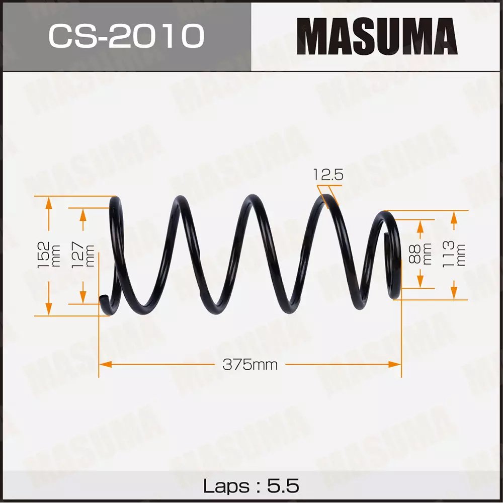MASUMA пружина передней подвески CS2010 купить,NaN