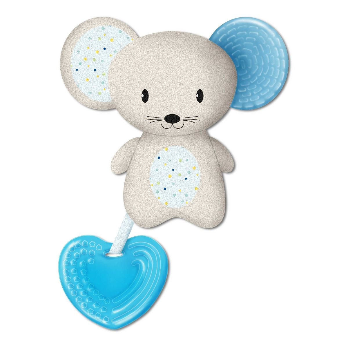 Прорезыватель Chicco Fresh Friends голубой купить,NaN