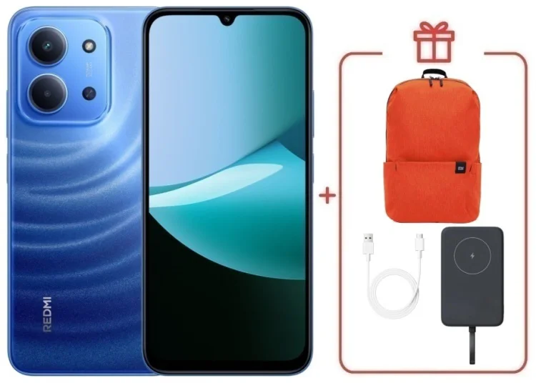 Смартфон Redmi 15C 8 ГБ/256 ГБ голубой + подарок купить,NaN