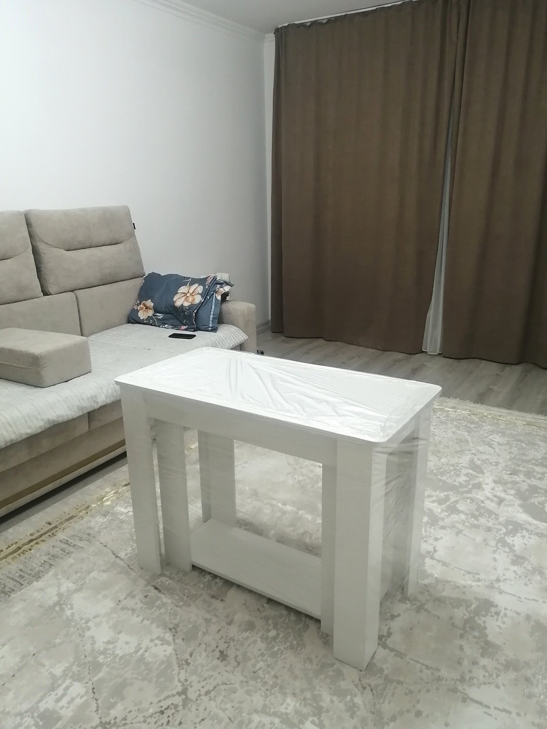 Стол консоль-трансформер 433540, 300х100x76 см, ЛДСП, белый - ForteMarket Стол консоль-трансформер 433540, 300х100x76 см, ЛДСП, белый купить,0