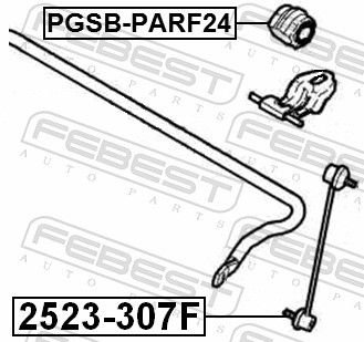 FEBEST Втулка Стабилизатора PGSBPARF24 купить,NaN
