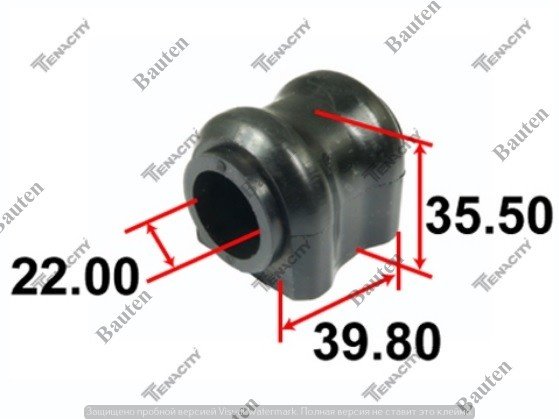 Tenacity втулка стабилизатора ASBTO1052 купить,NaN
