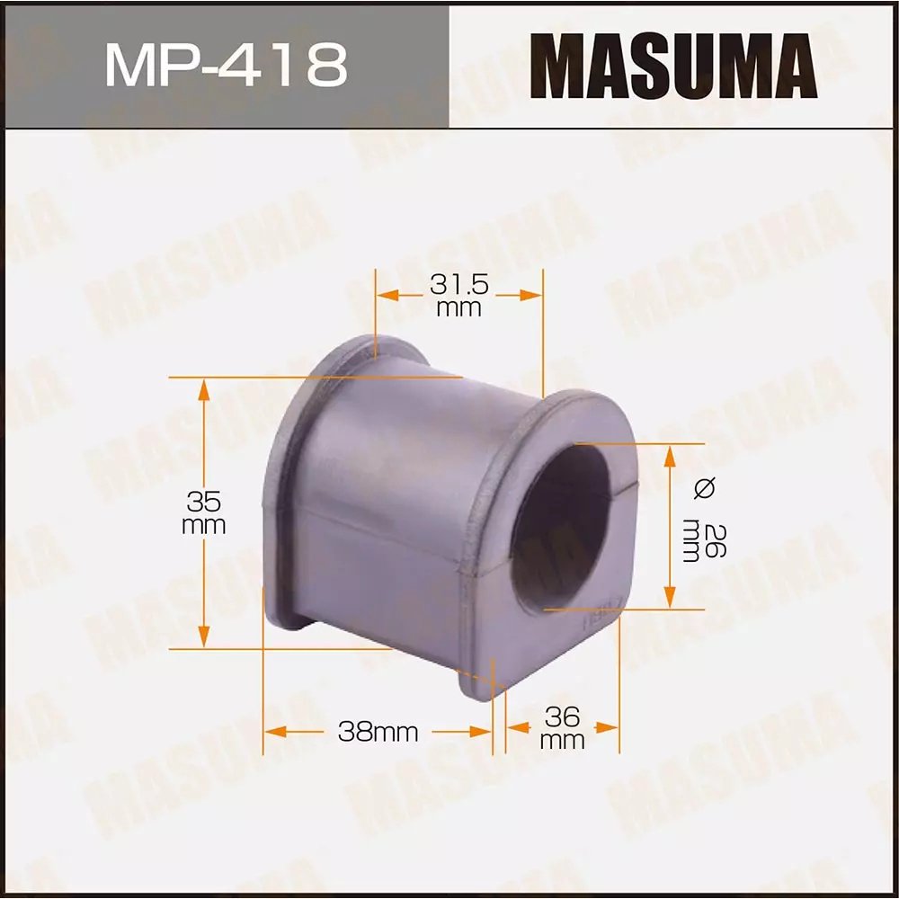 MASUMA втулка стабилизатора MP418 купить,NaN