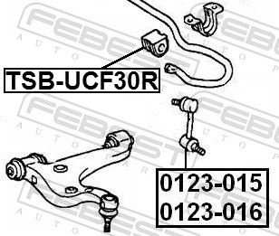 FEBEST Втулка Стабилизатора TSBUCF30R купить,NaN