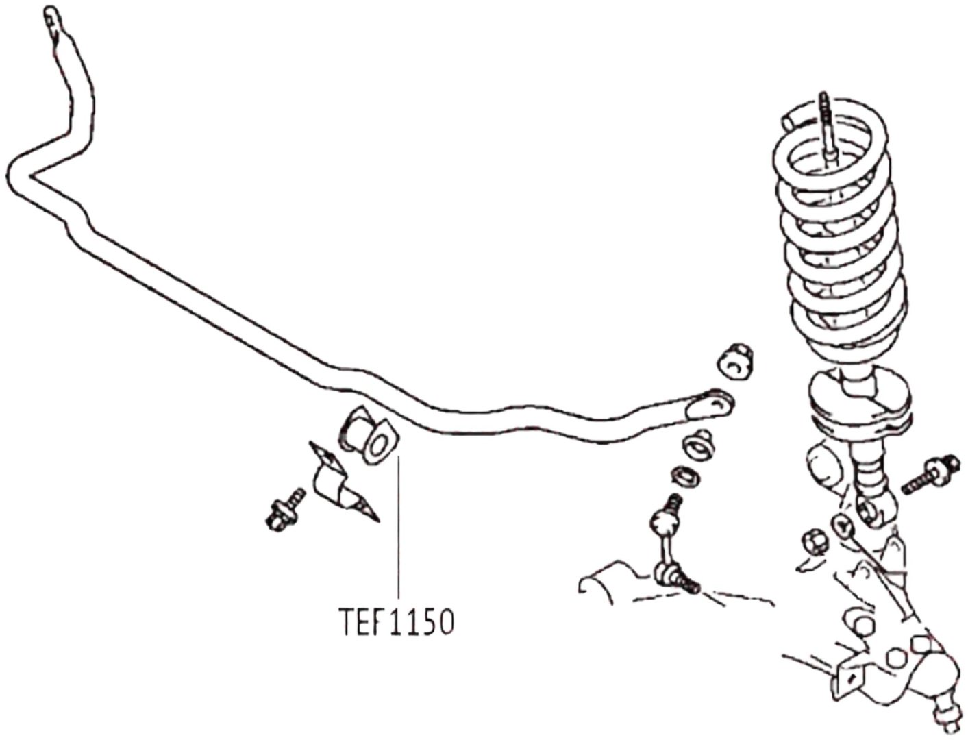 TATSUMI втулка стабилизатора TEF1150 купить,NaN