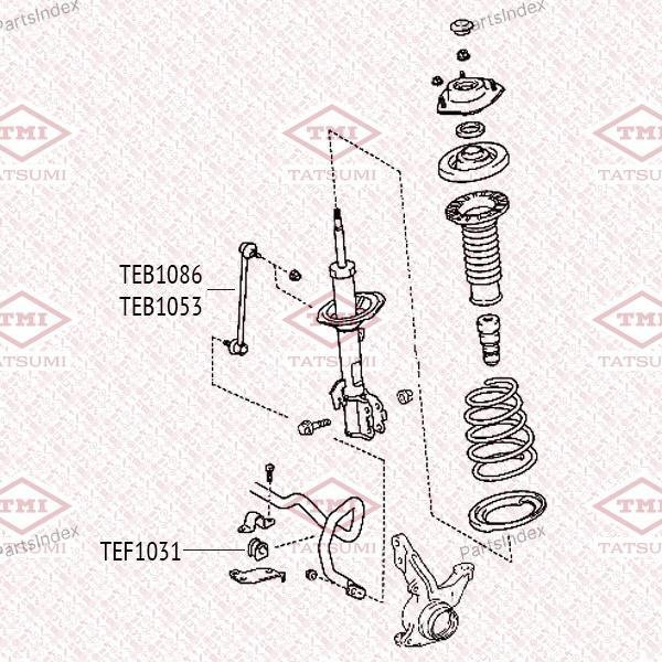 TATSUMI Втулка Стабилизатора TEF1031 купить,NaN