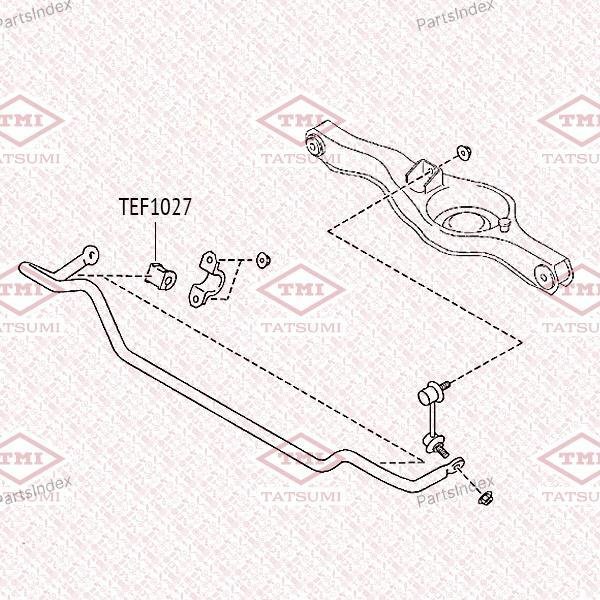 TATSUMI Втулка Стабилизатора TEF1027 купить,NaN