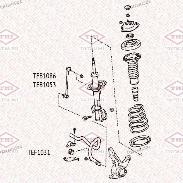 TATSUMI Втулка Стабилизатора TEF1031 купить,NaN