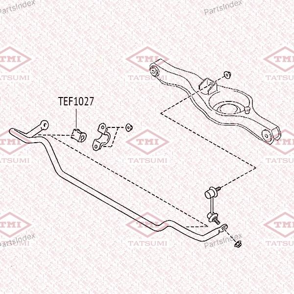 TATSUMI Втулка Стабилизатора TEF1027 купить,NaN