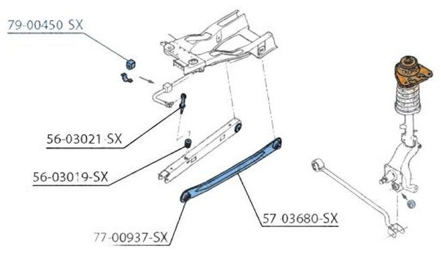 Stellox втулка стабилизатора 7900450SX купить,NaN