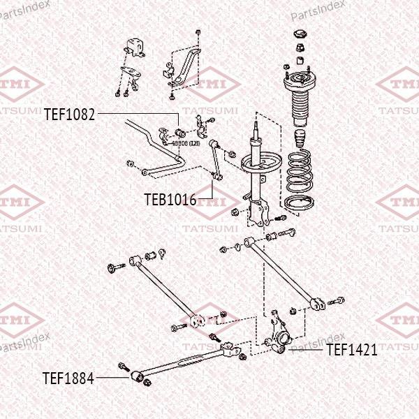 TATSUMI Втулка Стабилизатора TEF1082 купить,NaN