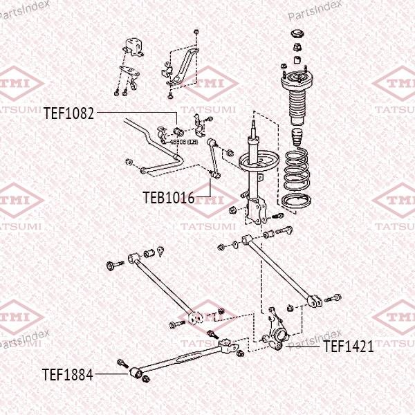 TATSUMI Втулка Стабилизатора TEF1082 купить,NaN