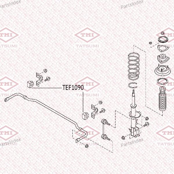 TATSUMI Втулка Стабилизатора TEF1090 купить,NaN