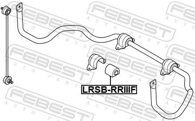 FEBEST втулка стабилизатора FEBEST LRSB-RRIIIF купить,NaN