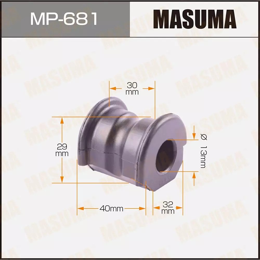 MASUMA втулка стабилизатора MP681 купить,NaN