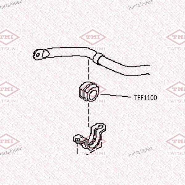 TATSUMI Втулка Стабилизатора TEF1100 купить,NaN