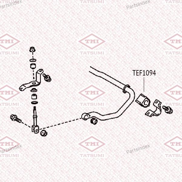 TATSUMI Втулка Стабилизатора TEF1094 купить,NaN