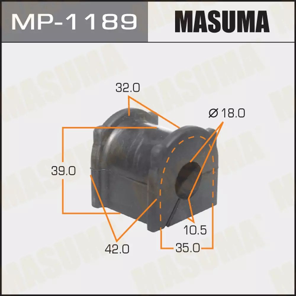 MASUMA втулка стабилизатора MP1189 купить,NaN