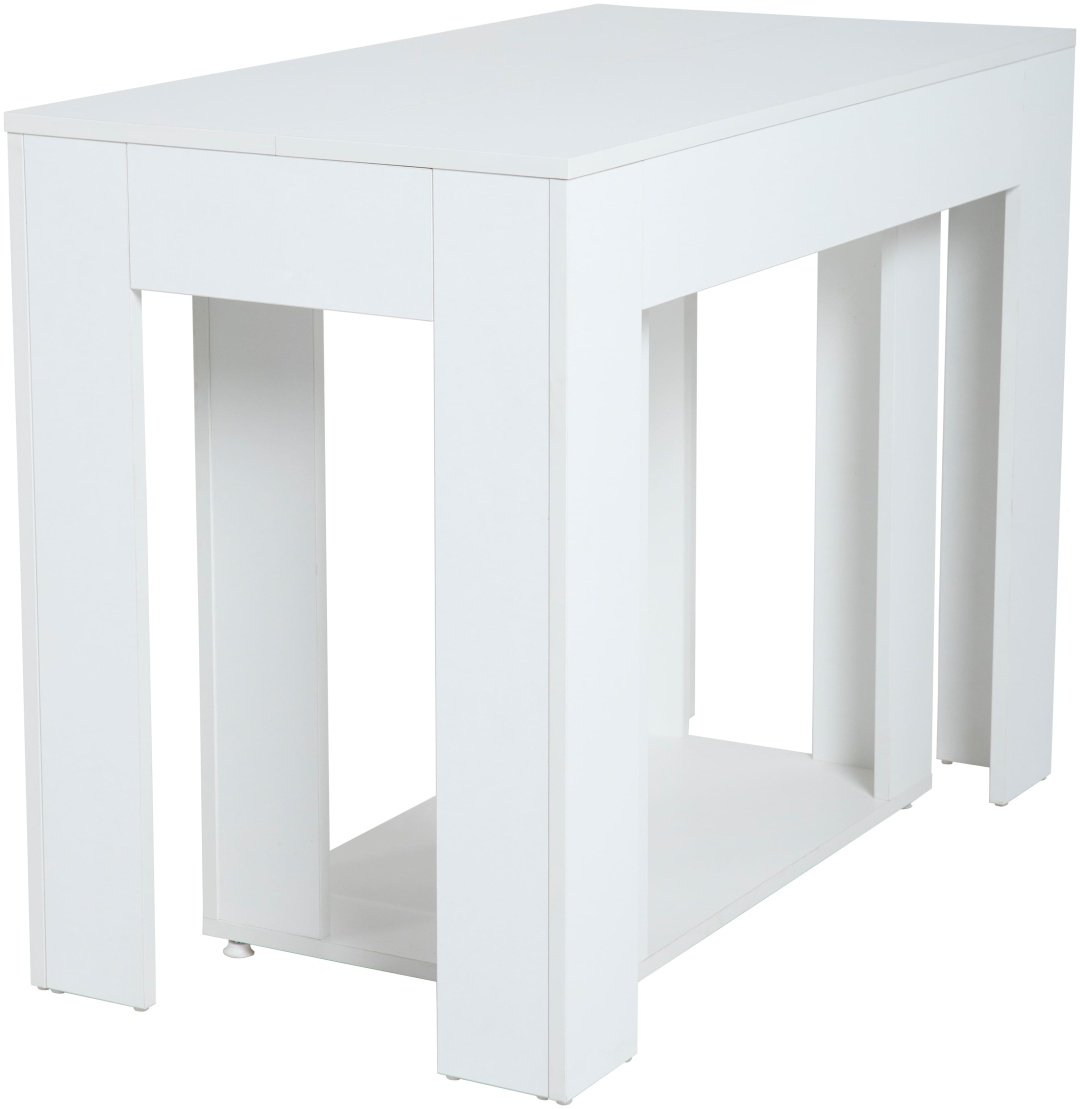 Стол консоль-трансформер Transformer Table Классик, 300х100x76 см, ЛДСП, белый купить,NaN