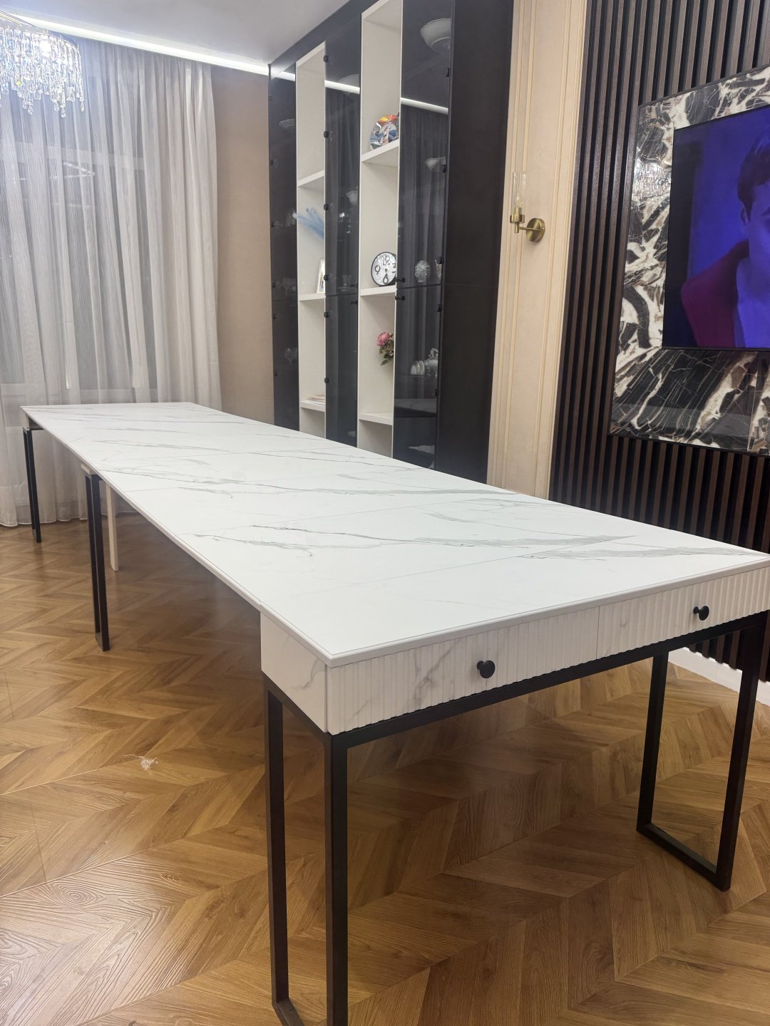 Стол консоль-трансформер Монте, 400х100x76 см, МДФ, мультиколор купить,NaN