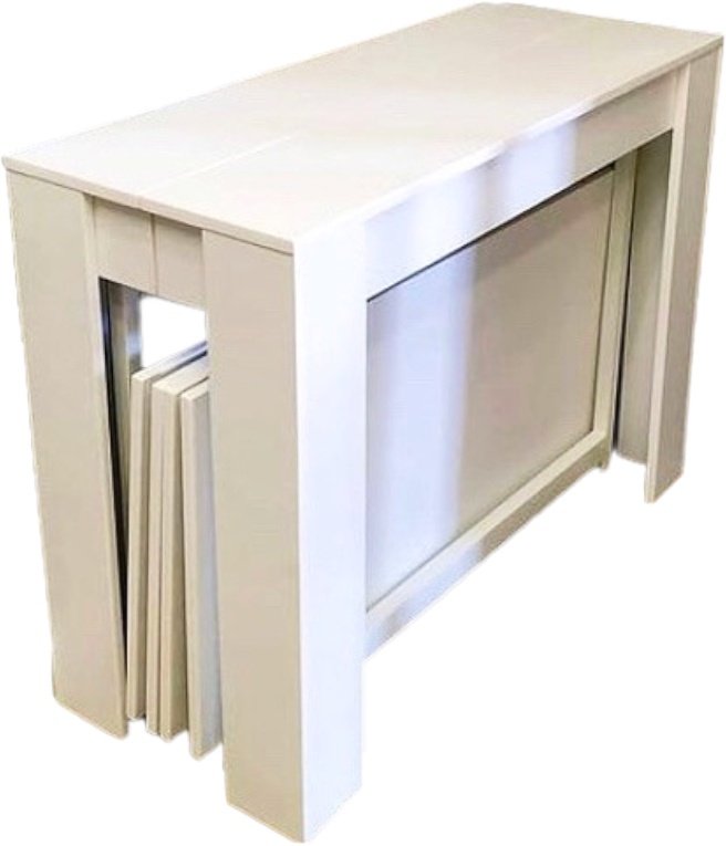 Стол консоль-трансформер Transformer Table Стандарт, 400х100x75 см, ЛДСП, белый купить,NaN