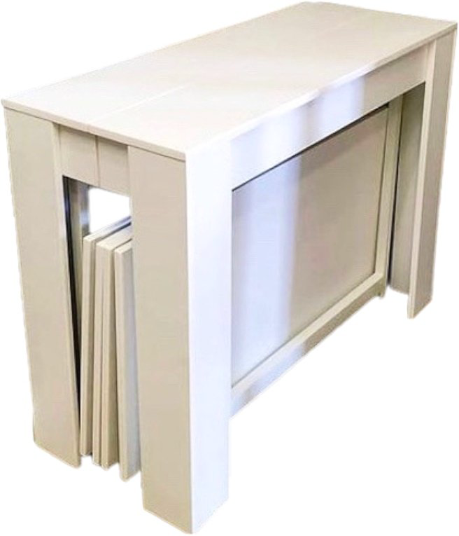 Стол консоль-трансформер Transformer Table Стандарт, 400х100x75 см, ЛДСП, белый купить,NaN