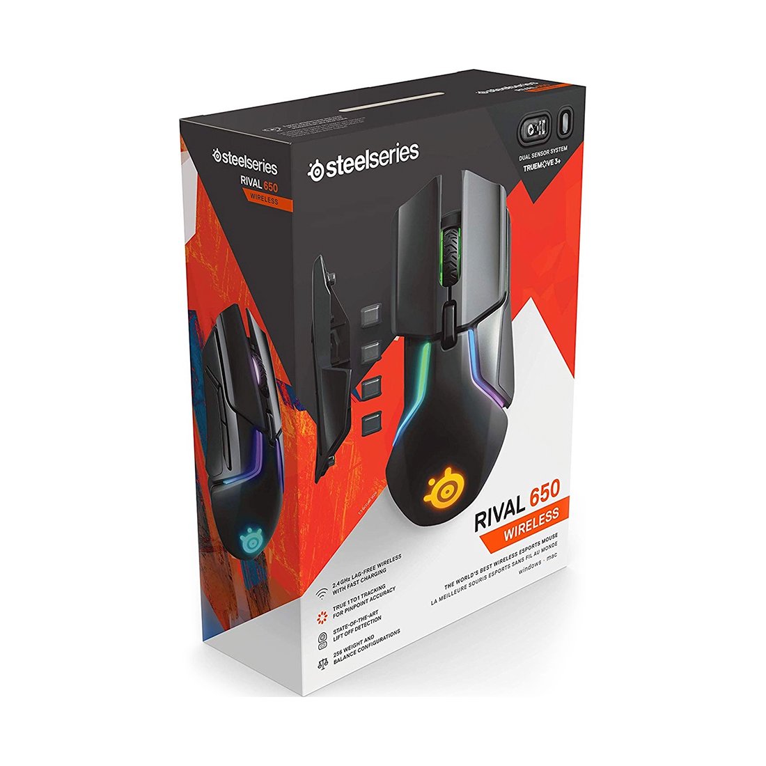 Мышь Steelseries Rival 650 Wireless 62456 Black купить,0