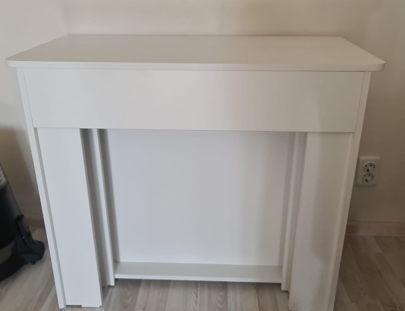 Стол консоль-трансформер ХАН W250101, 400х100x76 см, ЛДСП, белый купить,NaN
