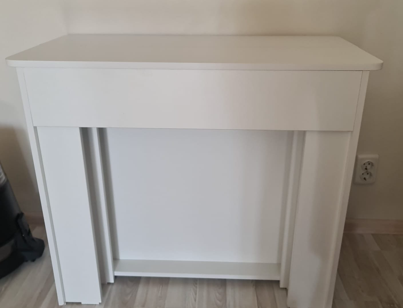 Стол консоль-трансформер ХАН W250101, 400х100x76 см, ЛДСП, белый купить,NaN