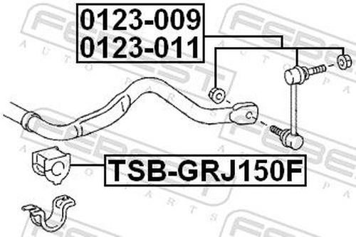 FEBEST втулка стабилизатора FEBEST TSB-GRJ150F купить,NaN