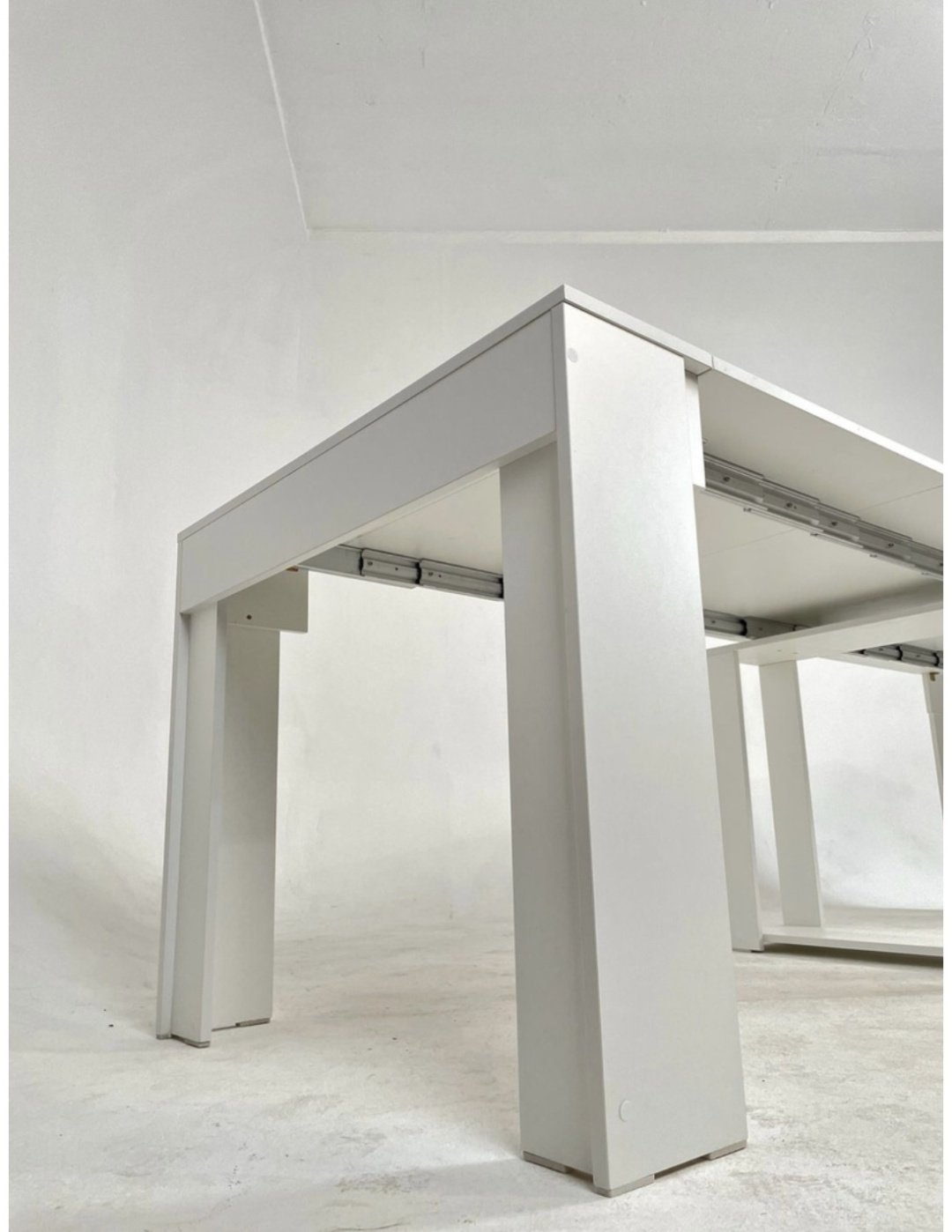 Стол консоль-трансформер Ип Мереке 676 401, 400х100x76 см, ЛДСП, белый купить,NaN