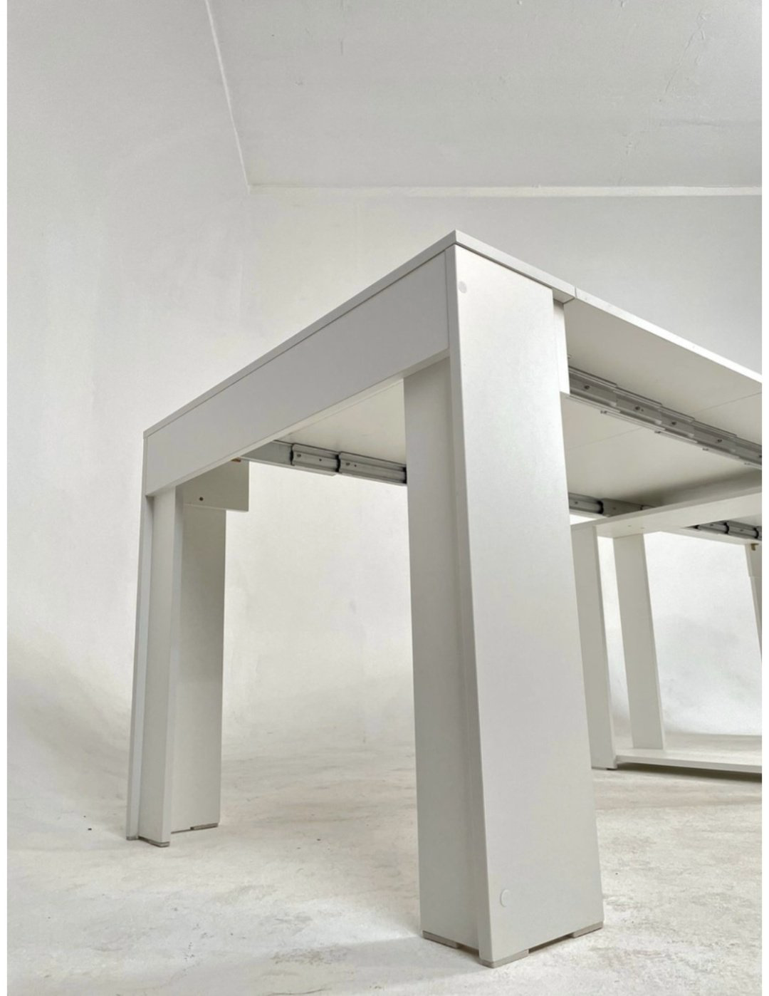 Стол консоль-трансформер Ип Мереке 676 401, 400х100x76 см, ЛДСП, белый купить,NaN