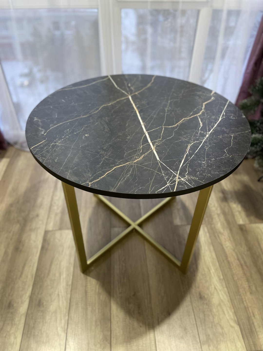 Обеденный стол Seol, 80х80x75 см, ЛДСП, пластик, черный купить,NaN