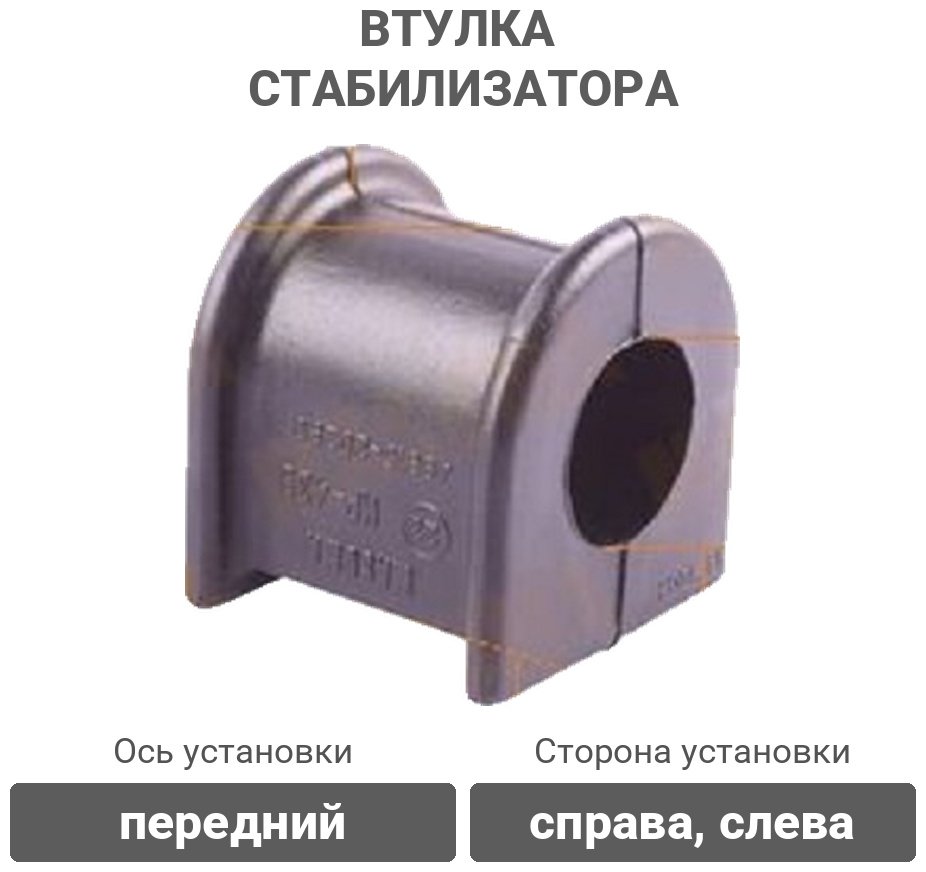 MASUMA втулка стабилизатора MP-438