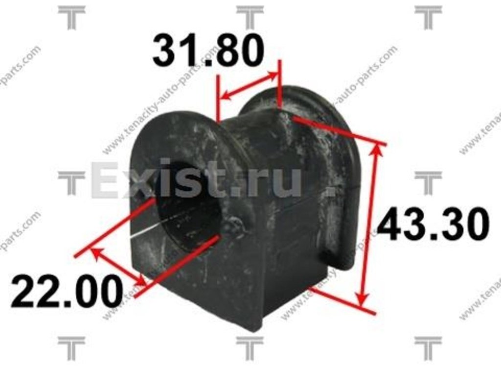Tenacity втулка стабилизатора ASBTO1035