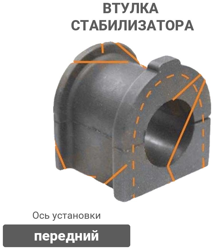 MASUMA втулка стабилизатора MP1070