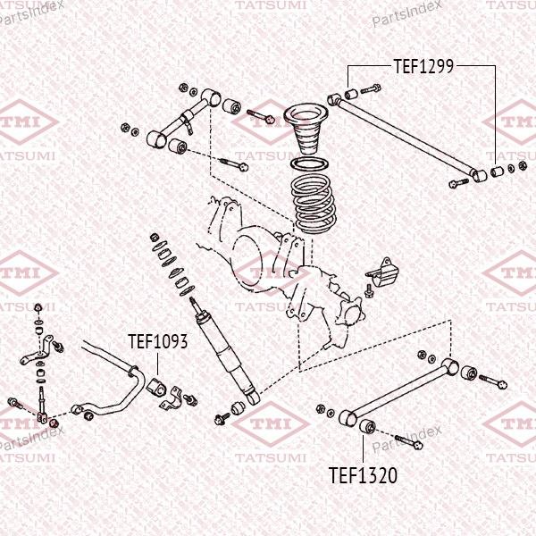 TATSUMI Втулка Стабилизатора TEF1093