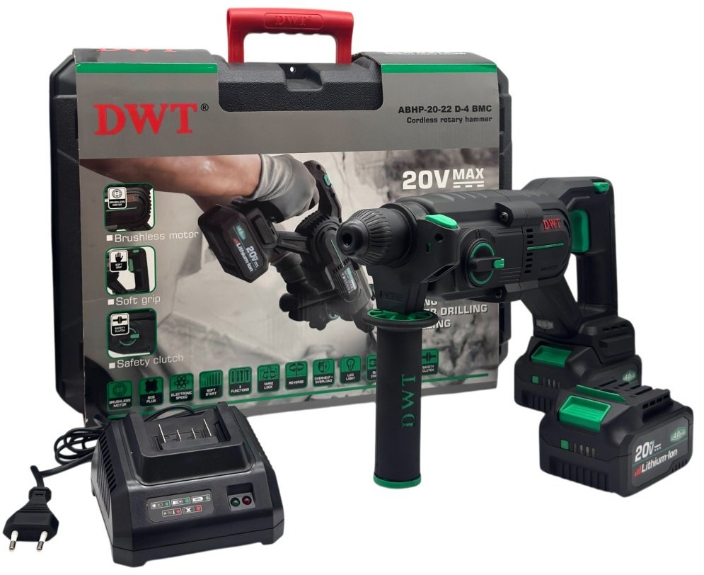 Перфоратор DWT ABHP-20-22 D-4 BMC 2 Дж, SDS-Plus - ForteMarket Перфоратор DWT ABHP-20-22 D-4 BMC 2 Дж, SDS-Plus купить,0