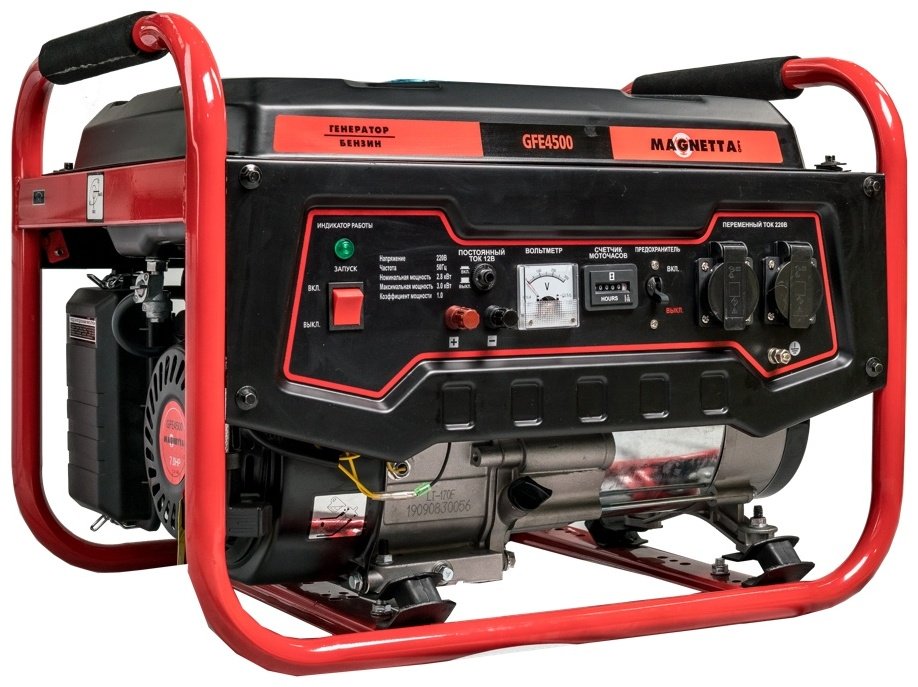 Электростанция бензиновая Magnetta 2.8 кВт 1 (220 В), GFE4500N
