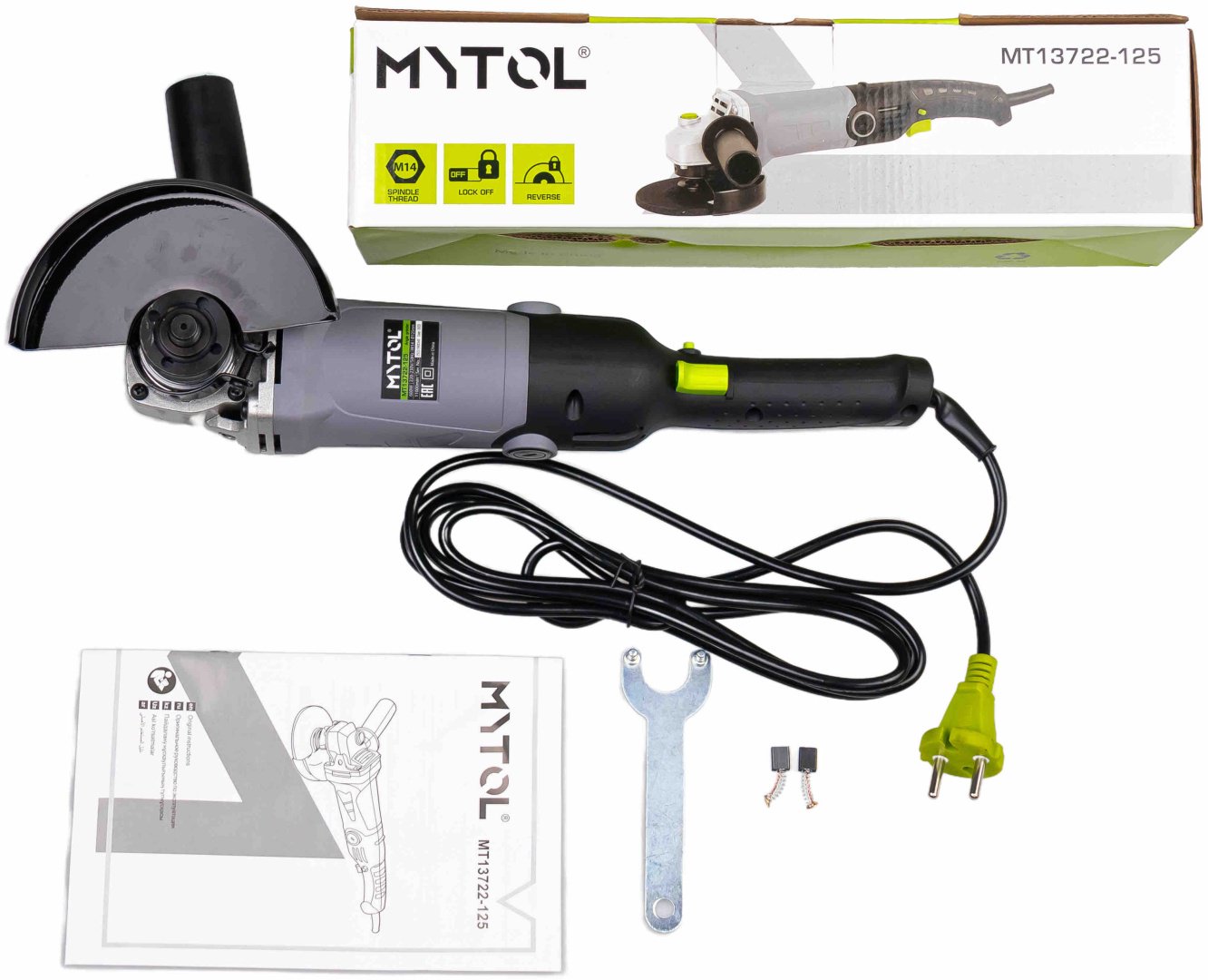 Шлифмашина угловая MYTOL MT13722-125 - ForteMarket Шлифмашина угловая MYTOL MT13722-125 купить,0