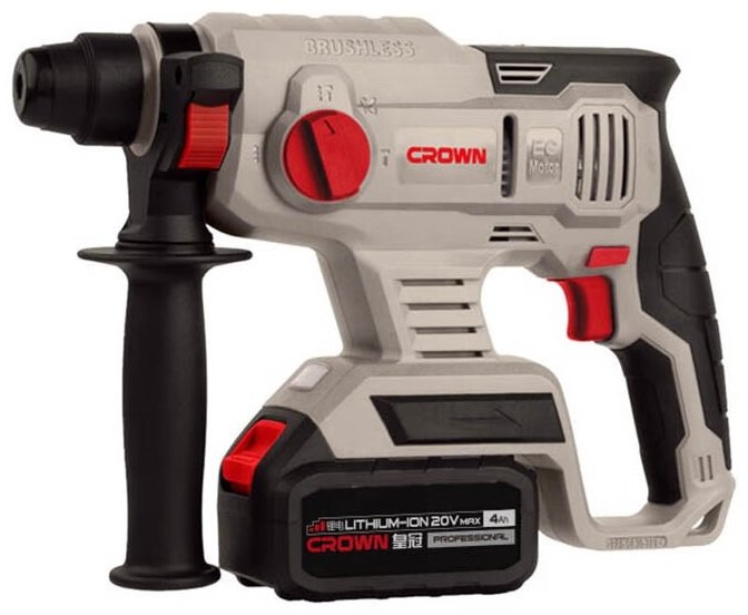 Перфоратор CROWN CT28010 1.7 Дж, SDS-Plus - ForteMarket Перфоратор CROWN CT28010 1.7 Дж, SDS-Plus купить,0
