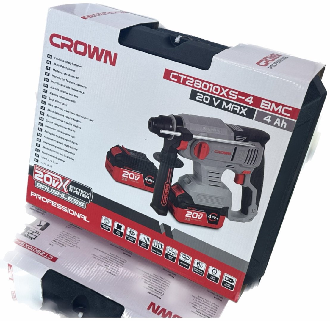 Перфоратор CROWN CT28010 1.7 Дж, SDS-Plus - ForteMarket Перфоратор CROWN CT28010 1.7 Дж, SDS-Plus купить,0