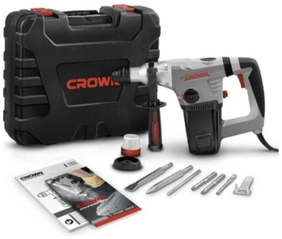 Перфоратор CROWN CT-18116 4.8 Дж, SDS-Plus