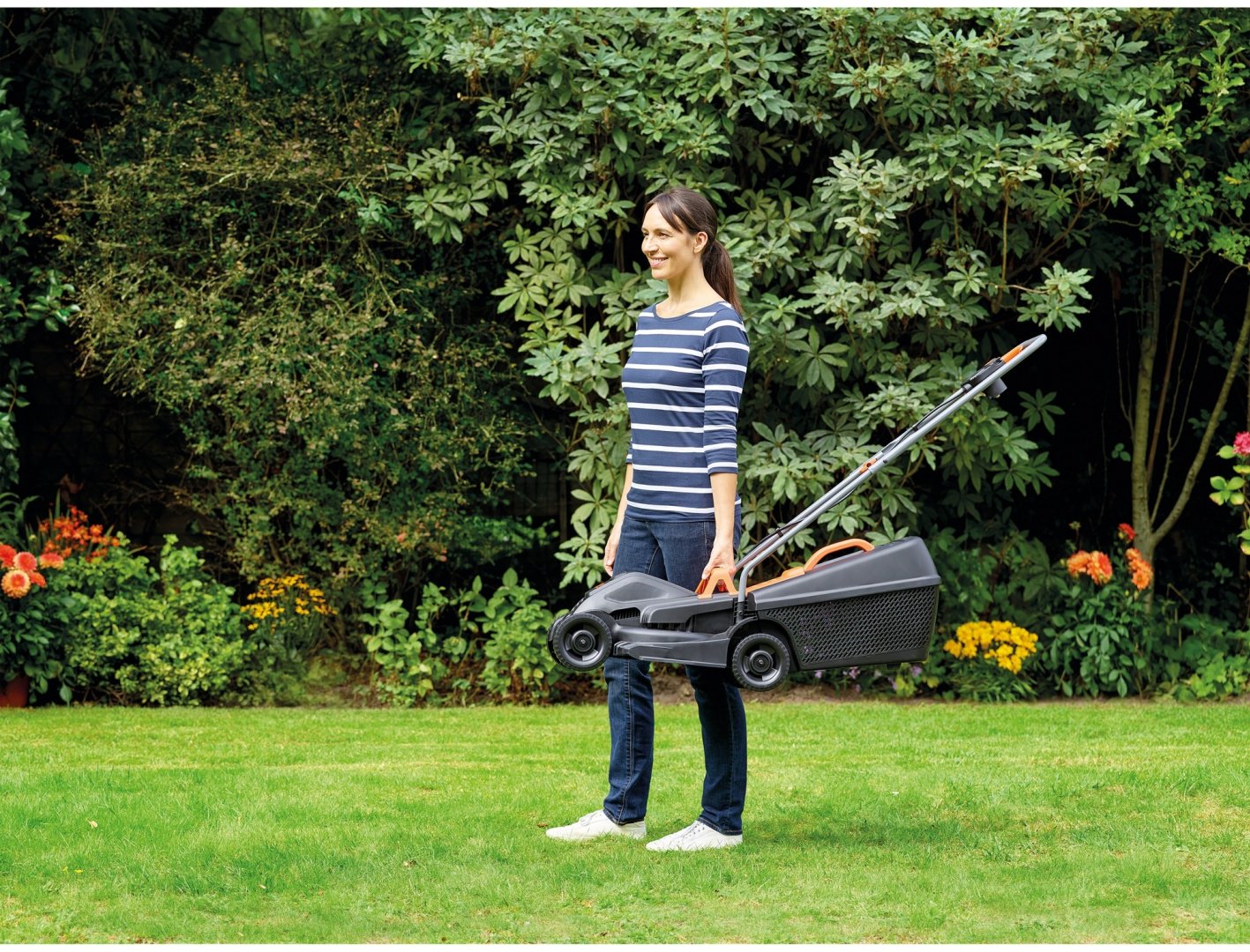 Газонокосилка колесная электрическая Black & Decker BEMW351 - ForteMarket Газонокосилка колесная электрическая Black & Decker BEMW351 купить,0