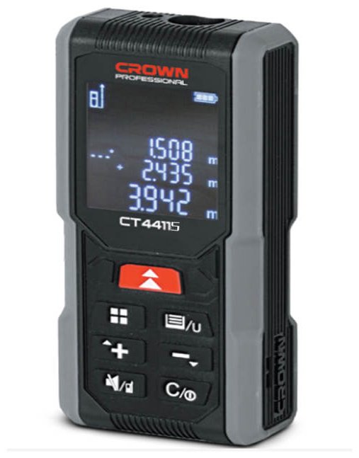 Лазерный дальномер CROWN CT44115, дальность до 120 м купить,NaN