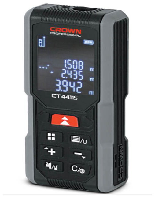 Лазерный дальномер CROWN CT44115, дальность до 120 м купить,NaN