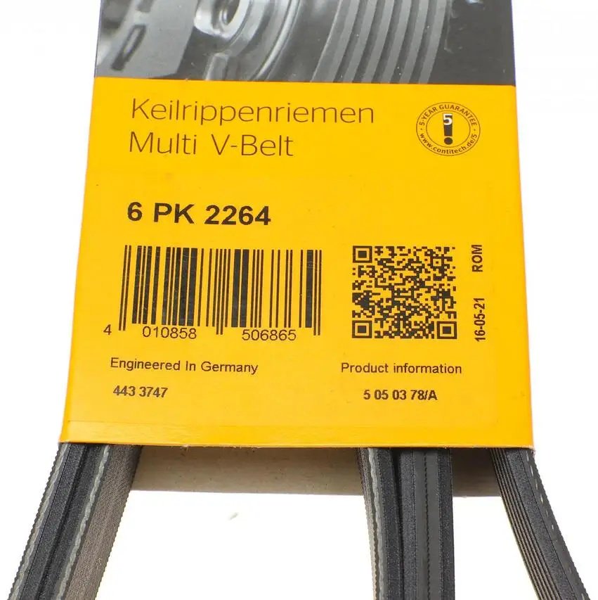 Contitech ремень поликлиновый 6-PK-2264 купить,NaN